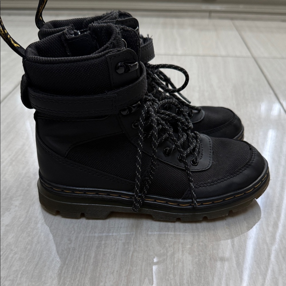 Dr. Martens Black Kids Boots with Lace-Up Design
Size 13